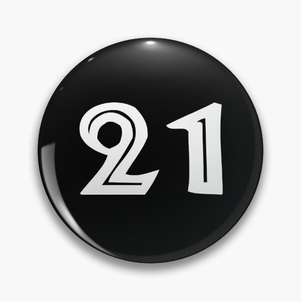 Item preview, 21, twenty-one, white, tribal, african designed and sold by Numbers-Art.