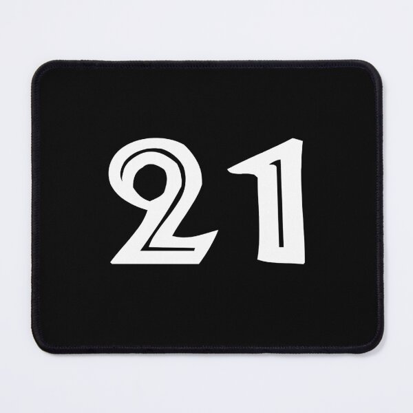 Item preview, 21, twenty-one, white, tribal, african designed and sold by Numbers-Art.