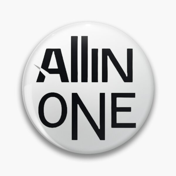 Item preview, All In One White Text Classic T-Shirt designed and sold by TotemTshirt.