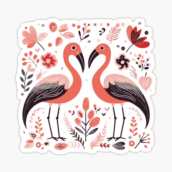 Artikel-Vorschau von Atem der Natur: Flamingo zwischen den Blumen_3, designt und verkauft von BorczVisuals.