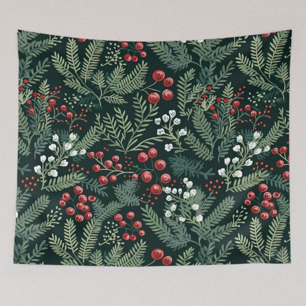 Item preview, Cottagecore Botanical Floral Herbs Plants Berries Pressed Flowers designed and sold by fluffstuffgifts.