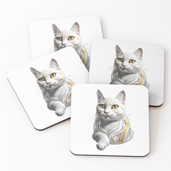 Artikelvorschau,  White cat entworfen und verkauft von RESKATORSILVER.