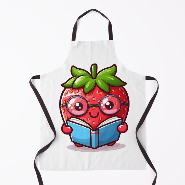 Item preview, Kawaii Strawberry With Glasses designed and sold by CanvasCutie.
