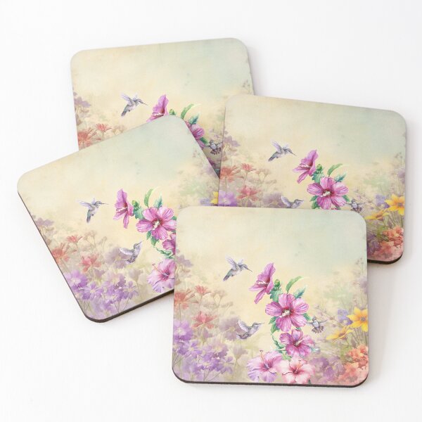 Item preview, Humming Birds and Hibiscus designed and sold by tomorrowsart.