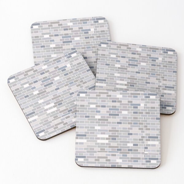Item preview,  White Brick Wall Texture ; Brick Pattern designed and sold by PatternInArt.