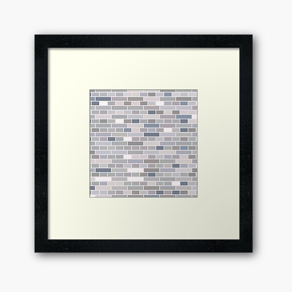 Item preview,  White Brick Wall Texture ; Brick Pattern designed and sold by PatternInArt.