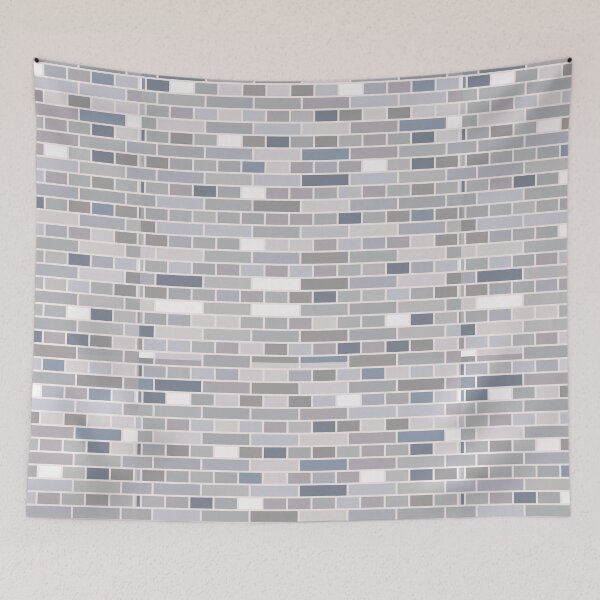 Item preview,  White Brick Wall Texture ; Brick Pattern designed and sold by PatternInArt.