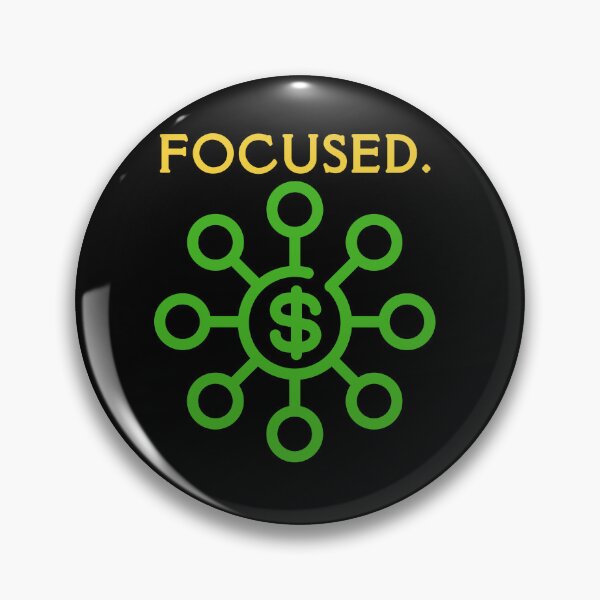Item preview, Focused, grindset and hustle hard club, money motivation for financial freedom achiever designed and sold by NBSStore.