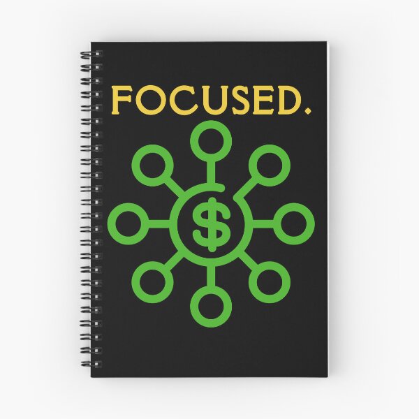 Item preview, Focused, grindset and hustle hard club, money motivation for financial freedom achiever designed and sold by NBSStore.