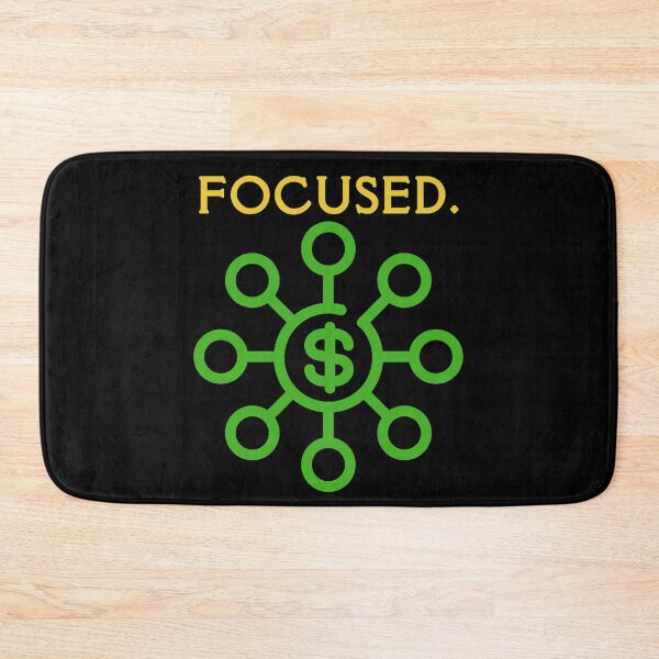 Item preview, Focused, grindset and hustle hard club, money motivation for financial freedom achiever designed and sold by NBSStore.
