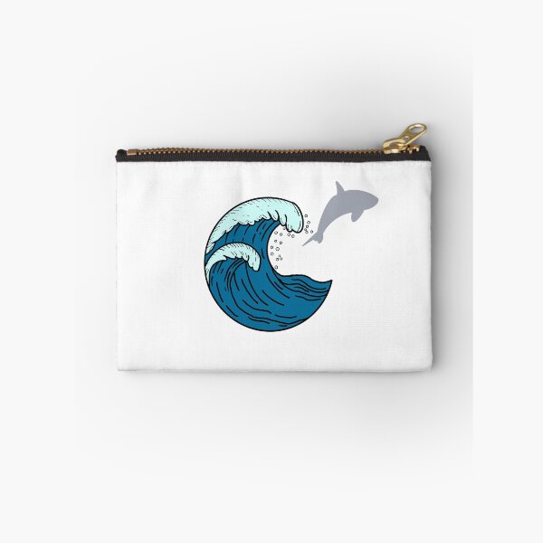 Item preview, Large waves and jumping shark designed and sold by Animals-by-JB.