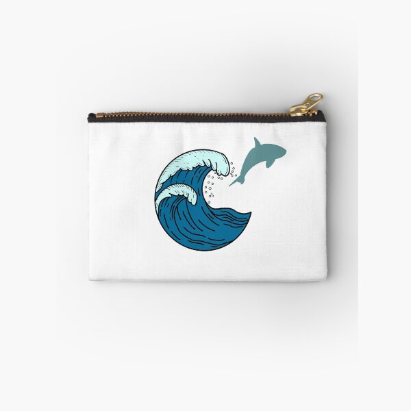 Item preview, Large waves and jumping shark designed and sold by Animals-by-JB.