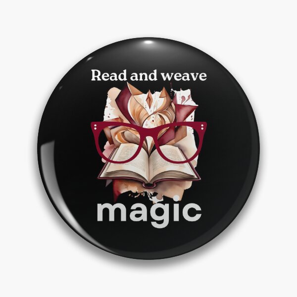 Item preview, Read and Weave Magic: A Design for Book Lovers! designed and sold by ArchVibe.