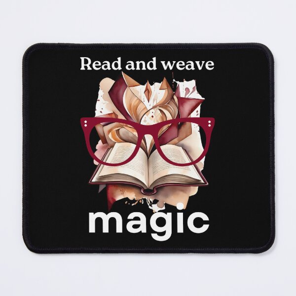 Item preview, Read and Weave Magic: A Design for Book Lovers! designed and sold by ArchVibe.