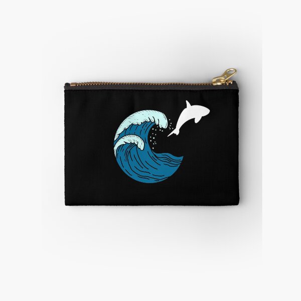 Item preview, Large waves and jumping shark designed and sold by Animals-by-JB.