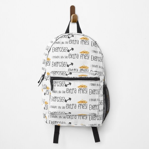 Item preview, Exercise? I thought you said extra fries! designed and sold by heartfeltarts93.