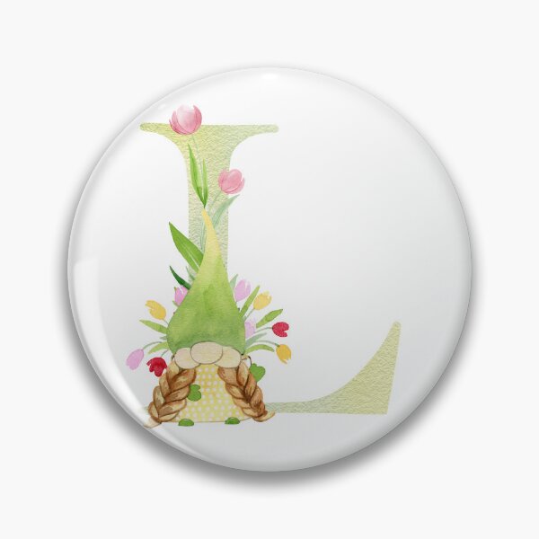 Item preview, Watercolor Spring letter L designed and sold by tapilipa.