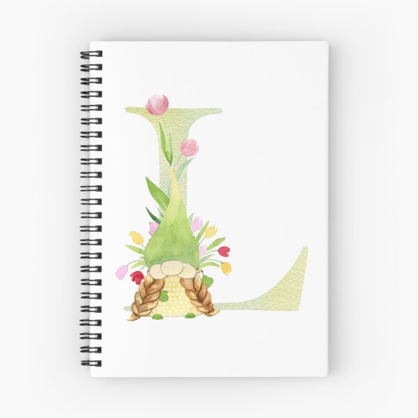 Item preview, Watercolor Spring letter L designed and sold by tapilipa.