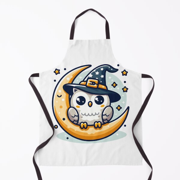 Item preview, Kawaii Owl With Wizard Hat designed and sold by CanvasCutie.