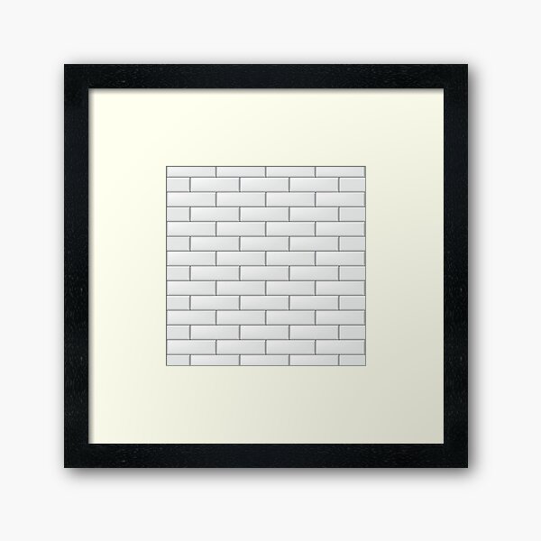 Item preview,  White Brick Wall Texture ; Brick Pattern designed and sold by PatternInArt.