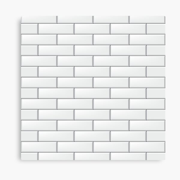 Item preview,  White Brick Wall Texture ; Brick Pattern designed and sold by PatternInArt.
