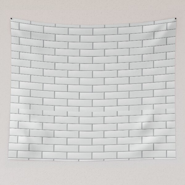 Item preview,  White Brick Wall Texture ; Brick Pattern designed and sold by PatternInArt.