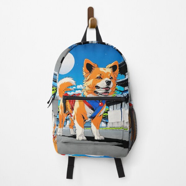 Item preview, The image portrays a vibrant illustration featuring a fluffy dog. designed and sold by yeekazar.