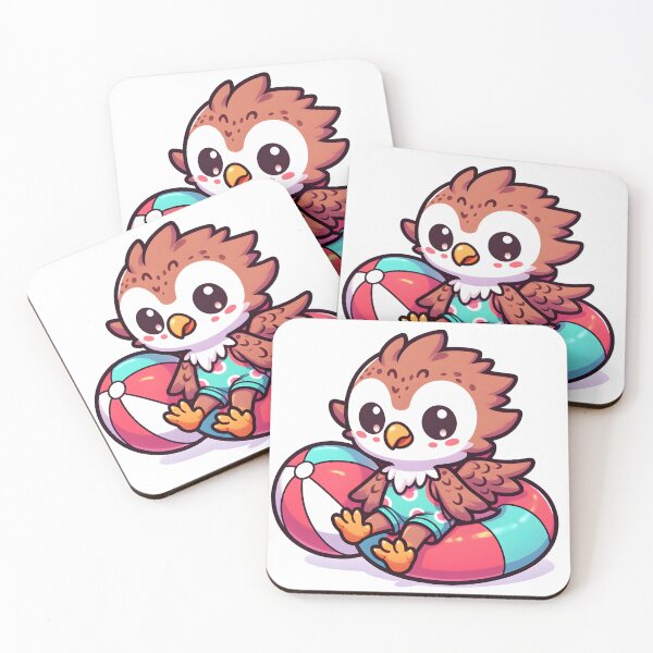 Item preview, Kawaii Griffin: Wearing Swim Floaties designed and sold by CanvasCutie.