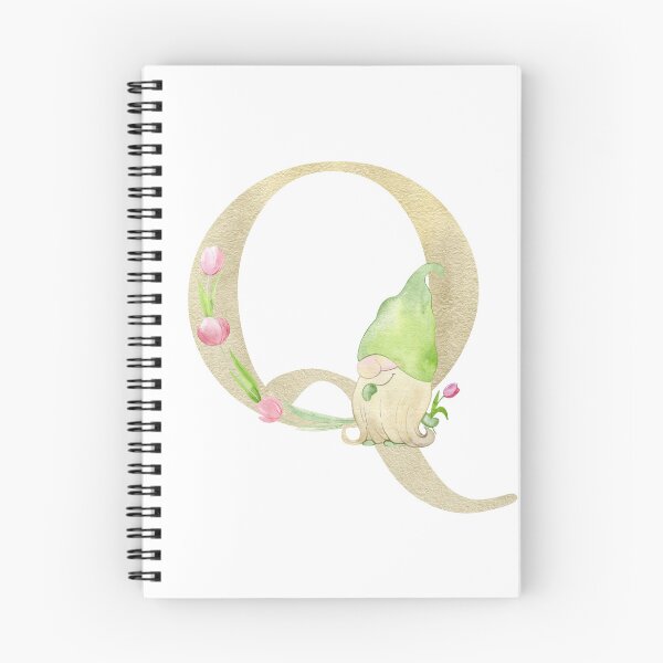 Item preview, Watercolor Spring letter Q designed and sold by tapilipa.