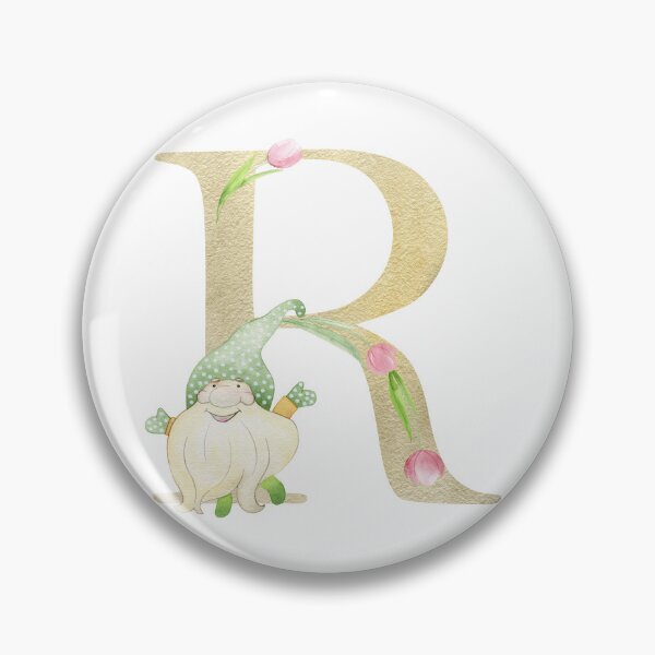 Item preview, Watercolor Spring letter R designed and sold by tapilipa.