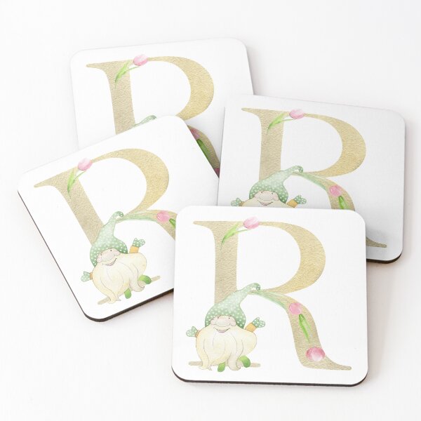 Item preview, Watercolor Spring letter R designed and sold by tapilipa.