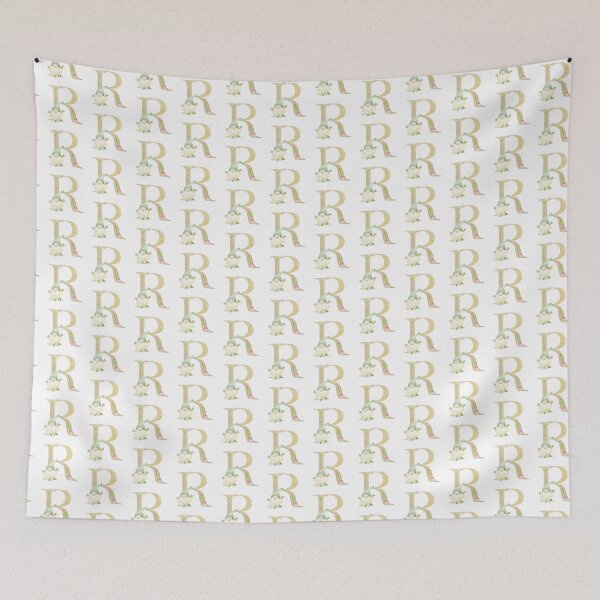 Item preview, Watercolor Spring letter R designed and sold by tapilipa.