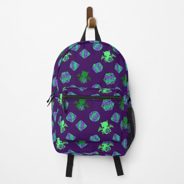 Item preview, cthulhu loves dice on purple designed and sold by Cthulhu loves crafts.