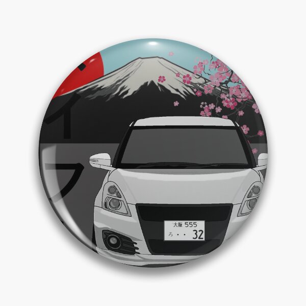 Item preview, White Swift Sport MT Fuji スイフト designed and sold by ChasingBRoads.