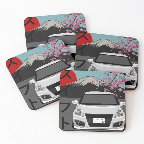 Aperçu de l'œuvre White Swift Sport MT Fuji Noir créée et vendue par ChasingBRoads.