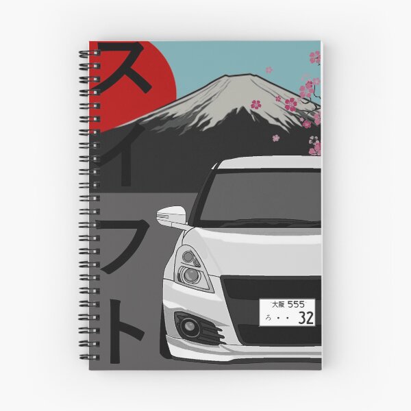 Item preview, White Swift Sport MT Fuji スイフト designed and sold by ChasingBRoads.