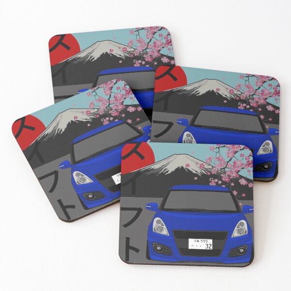 Aperçu de l'œuvre Blue Swift Sport MT Fuji Noir créée et vendue par ChasingBRoads.