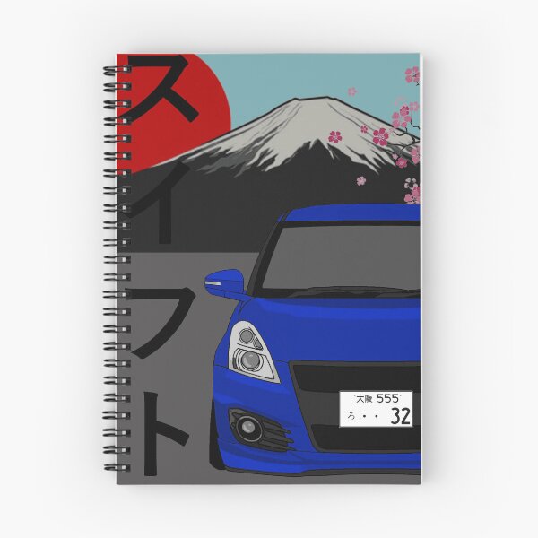 Item preview, Blue Swift Sport MT Fuji スイフト designed and sold by ChasingBRoads.