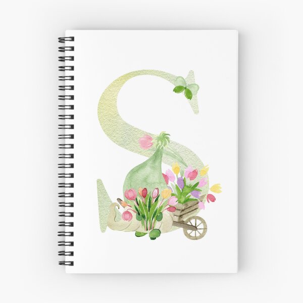 Item preview, Watercolor Spring letter S designed and sold by tapilipa.