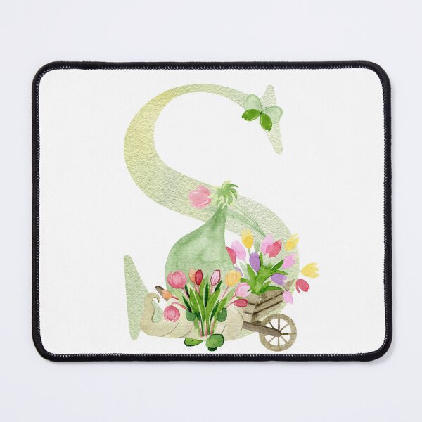 Item preview, Watercolor Spring letter S designed and sold by tapilipa.
