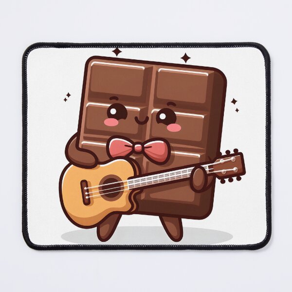 Item preview, Kawaii Chocolate With Bowtie designed and sold by CanvasCutie.