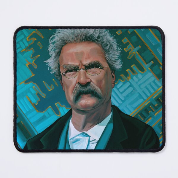 Item preview, Mark Twain Painting designed and sold by PaulMeijering.