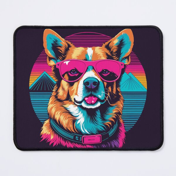 Item preview, Dog with glasses the furry definition of glamour designed and sold by Pulsant  Paintings.