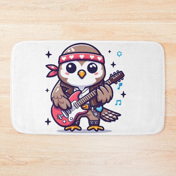 Item preview, Kawaii Falcon With Rockstar Outfit designed and sold by CanvasCutie.