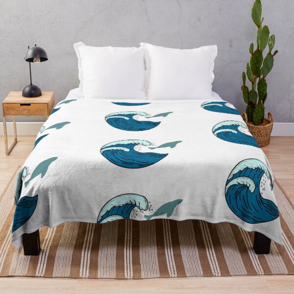 Item preview, Large waves and jumping seal designed and sold by Animals-by-JB.
