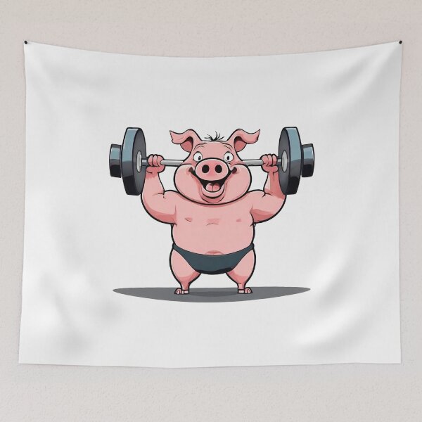Item preview, Gym Pig designed and sold by Amzg-Designs.