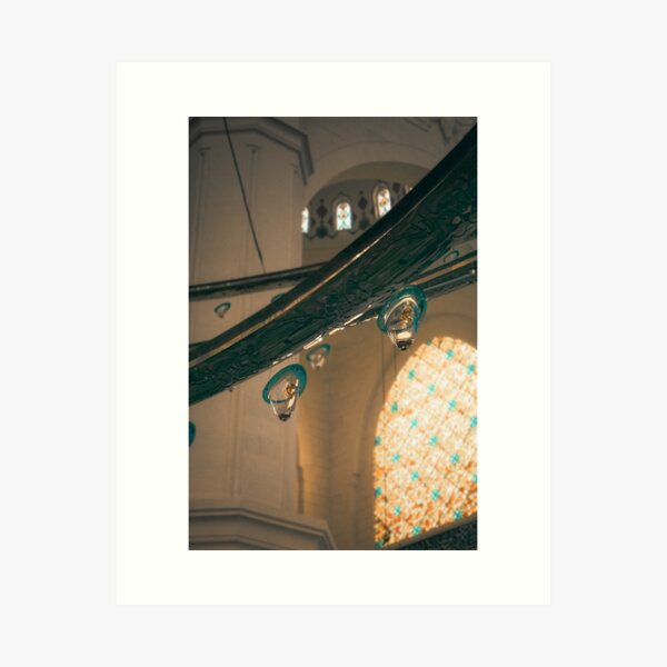 Item preview, Lights inside the mosque designed and sold by printsbynoor.