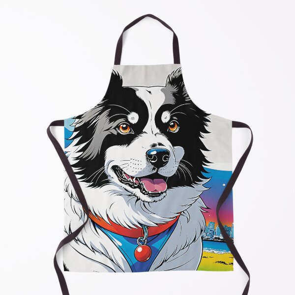 Item preview, The image portrays a vibrant illustration featuring a fluffy dog. designed and sold by yeekazar.