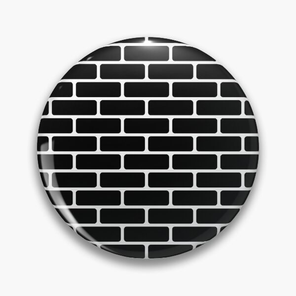 Item preview, Black Brick Wall Texture ; Brick Pattern designed and sold by PatternInArt.