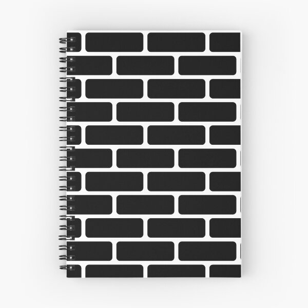 Item preview, Black Brick Wall Texture ; Brick Pattern designed and sold by PatternInArt.